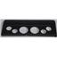 66 67 Nova Black Dash Carrier w/ Auto Meter Sport Comp Electric Gauges
