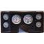 82-88 Chevy G Body Carbon Dash Carrier w/ Auto Meter Phantom Electric Gauges
