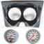 67 68 F Body Carbon Dash Carrier w/Auto Meter 5" Ultra Lite Electric Gauges