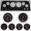 65-66 Chevy Truck Carbon Dash Carrier w/ Auto Meter Sport Comp Electric Gauges