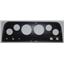 65-66 Chevy Truck Carbon Dash Carrier w/ Auto Meter  Ultra Lite Electric Gauges