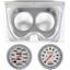 67 68 F Body Silver Dash Carrier w/Auto Meter 5" Ultra Lite Mechanical Gauges