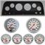 65-66 Chevy Truck Black Dash Carrier w/ Auto Meter Ultra Lite Electric Gauges