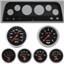 65-66 Chevy Truck Black Dash Carrier w/ Auto Meter Sport Comp Electric Gauges