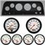 65-66 Chevy Truck Black Dash Carrier w/ Auto Meter Phantom Electric Gauges