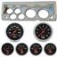 70-76 Mopar A Body Silver Dash Carrier w/ Auto Meter Sport Comp Electric Gauges