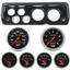 70-76 Mopar A Body Carbon Dash Carrier w/ Auto Meter Sport Comp Electric Gauges
