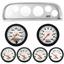 60-63 Chevy Truck Silver Dash Carrier w/ Auto Meter Phantom Electric Gauges