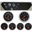 67 GTO Black Dash Carrier w/ Auto Meter Sport Comp Electric Gauges