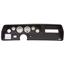 70-72 Chevelle SS Black Dash Carrier w/ Auto Meter Ultra Lite Electric Gauges