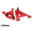UMI Performance 3031-R GM G-Body Lower Front Control Arms Poly Bushings - Red