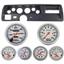 70-72 Chevelle SS Black Dash Carrier w/Auto Meter Ultra Lite Mechanical Gauges