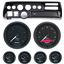 70-72 Chevelle SS Black Dash Carrier w/ Auto Meter GT Gauges
