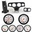 57 Bel Air Black Dash Carrier w/Auto Meter Phantom Mechanical Gauges