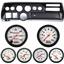 70-72 Chevelle Sweep Black Dash Carrier w/Auto Meter Phantom Mechanical Gauges