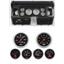 80-86 Ford Truck Carbon Dash Carrier w/ Auto Meter Sport Comp Mechanical Gauges