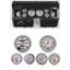 80-86 Ford Truck Carbon Dash Carrier w/ Auto Meter Ultra-Lite Mechanical Gauges
