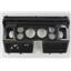 80-86 Ford Truck Carbon Dash Carrier w/ Auto Meter Ultra-Lite Mechanical Gauges