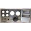 84-87 Chevy Truck Silver Dash Carrier w/ Auto Meter GT Gauges