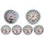 65 Chevelle Silver Dash Carrier w/ Auto Meter 3-3/8" Ultra-Lite Electric Gauges