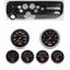 68 Chevelle Carbon Dash Carrier w/ Auto Meter 3-3/8" Sport Comp Electric Gauges