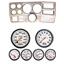 73-83 GM Truck Silver Dash Carrier w/ Auto Meter 5" Phantom Mechanical Gauges