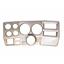 73-83 GM Truck Silver Dash Carrier w/ Auto Meter 5" Phantom Mechanical Gauges