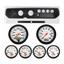 64 Chevelle Black Dash Carrier w/ Auto Meter 3-3/8" Phantom Electric Gauges
