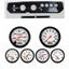 64 Chevelle Carbon Dash Carrier w/ Auto Meter 3-3/8" Phantom Mechanical Gauges