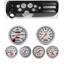 68 Chevelle Black Dash Carrier w/ Auto Meter 3-3/8" Ultra-Lite Mechanical Gauges