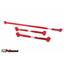 UMI Performance 201829-R GM F-Body Rear Lower Control Arms & On-Car Adj. Panhard Bar Kit - Red