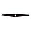 64 Chevelle Radiator Show Filler Panel Black Anodized no Engraving 64CH-00B