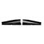 61 Impala Radiator Show Filler Panel Black Anodized Bowtie 61IM-03B