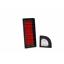 EMS TAIL LIGHT ASSEMBLY PAIR SEQENTIAL 67-72 C10 BLACK ANODIZED MS275-86BA