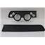 67-68 Cougar w/o AC Black Dash Carrier Panel for 5", 2-1/16" Gauges