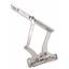 EMS BILLET ALUMINUM HOOD HINGES PAIR 66-67 NOVA FRONT CLIP CLEAR COAT MS149-38CL