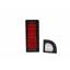 EMS TAIL LIGHT ASSEMBLY PAIR 67-72 C-10 BLACK ANODIZED MS275-85BA