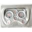 67 68 Camaro Silver Dash Carrier w/Auto Meter Ultra Lite Electric Gauges