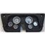 67-72 GM Truck Black Dash Carrier w/Auto Meter Ultra Lite Electric Gauges