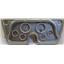 67-72 GM Truck Silver Dash Carrier w/Auto Meter Ultra Lite Electric Gauges