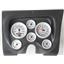 67 68 Firebird Black Dash Carrier w/Auto Meter Ultra Lite II Gauges