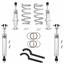 Viking Front Adjustable Coilover Spring & Rear Shock Kit 70-81 GM F Body - 450