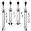 Viking Smooth Body Adjustable Front & Rear Shock Kit 65-82 Galaxie LTD Marquis
