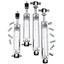 Viking Smooth Body Front & Rear Adjustable Shock Kit 64-67 Chevelle GM A Body