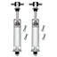 Viking Smooth Body Double Adjustable Shocks Front Pair 64-70 Mustang / Cougar