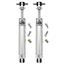 Viking Smooth Body Adjustable Shocks Rear Pair 64-67 GM A-Body Chevelle GTO 442