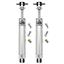 Viking Smooth Body Adjustable Shocks Rear Pair 68-79 GM X-Body Nova Ventura