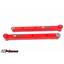 UMI Performance 4041-R GM A-Body UMI Boxed Lower Control Arms Poly/Roto Joint Pair - Red