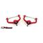 UMI Performance 70-81 Camaro FB Front Upper Tubular Control Arms Adjustable Red
