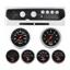 65 Chevelle Black Dash Carrier w/ Auto Meter 3-3/8" Sport Comp Electric Gauges